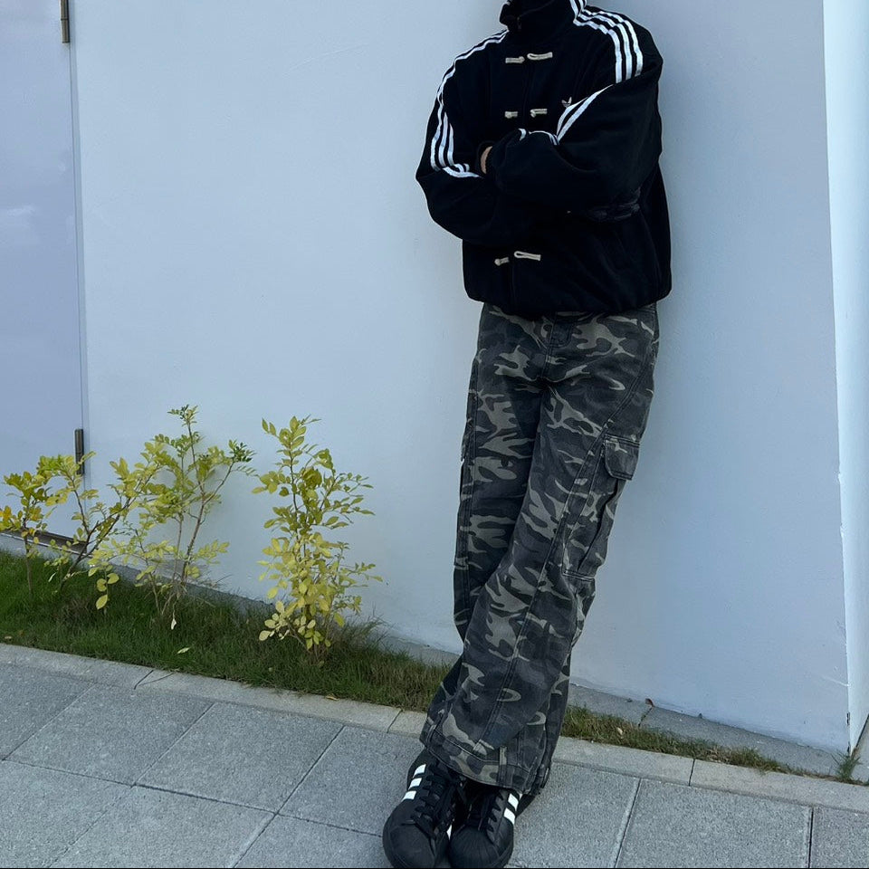 復古 美式迷彩 彎刀褲