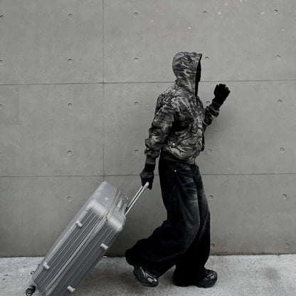 Cleanfit Boxy短版 vintage迷彩夾克