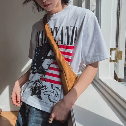 韓國小品 USA Boxy 高磅短袖【高質版型】