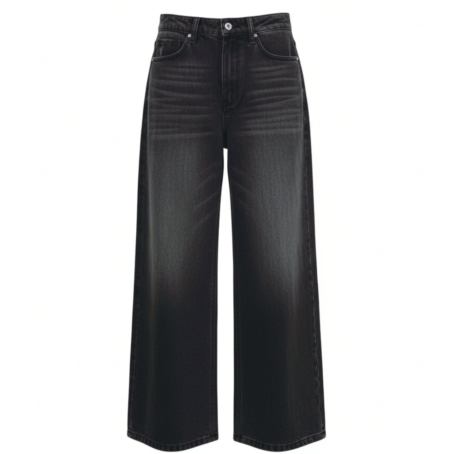 正韓開版 韓系高腰雕塑丹寧褲