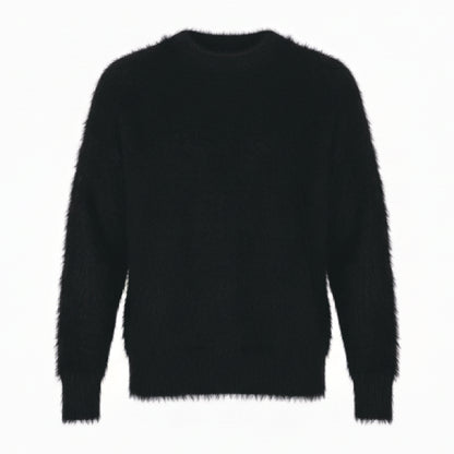 韓系雲絨毛  圓領針織毛衣