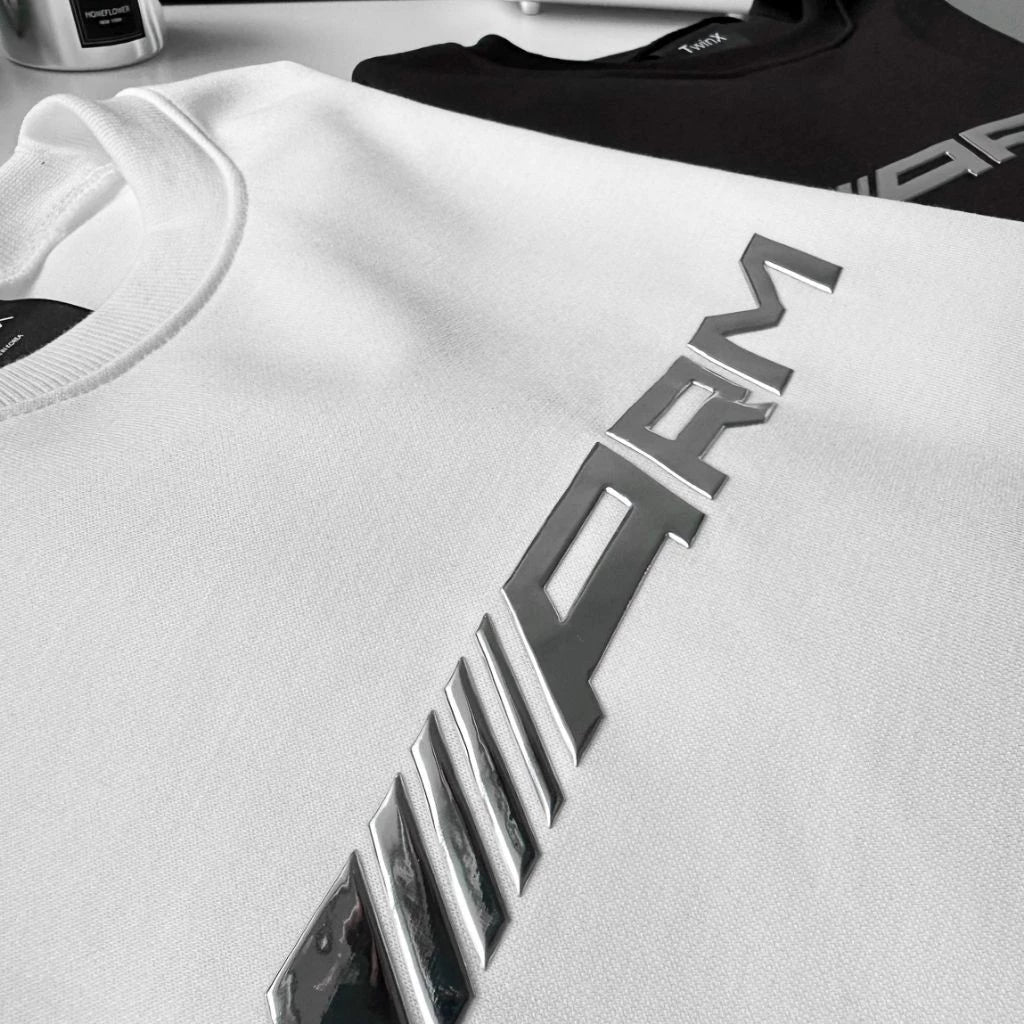 韓國 Boxy ARM液態金屬短袖【女版】