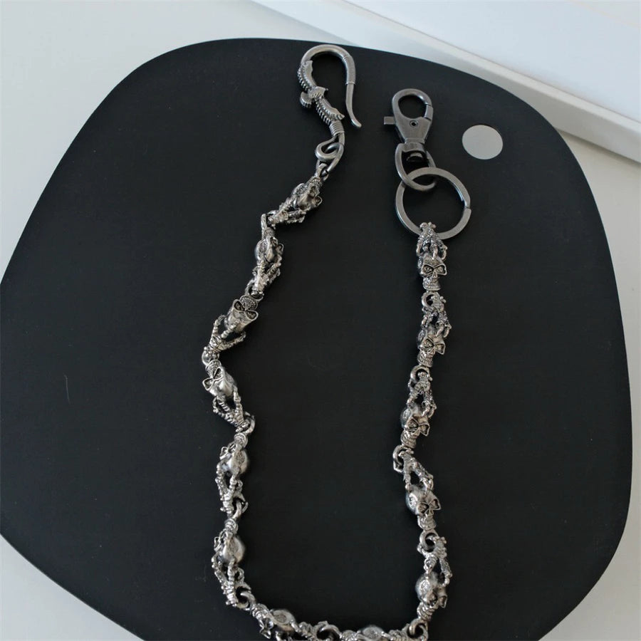 ALG 骷髏鷹爪小眾設計 褲鏈