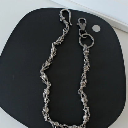 ALG 骷髏鷹爪小眾設計 褲鏈