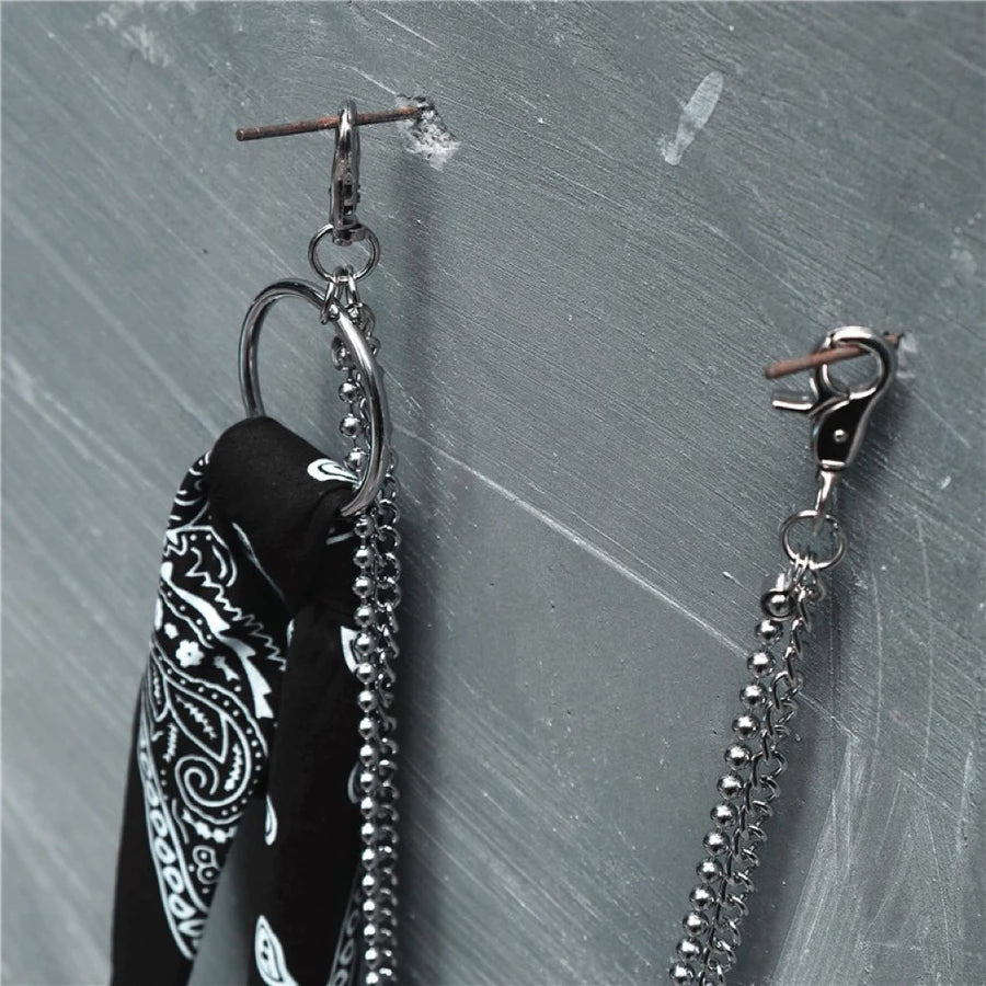 變形蟲方巾 X 美式褲鏈