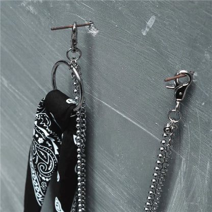 變形蟲方巾 X 美式褲鏈