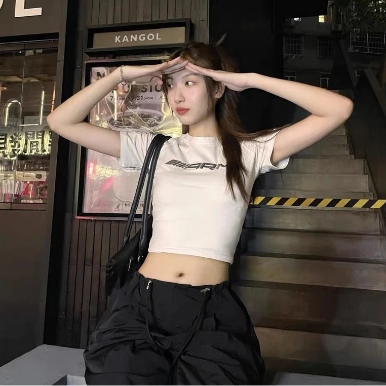 韓國 Boxy ARM液態金屬短袖【女版】