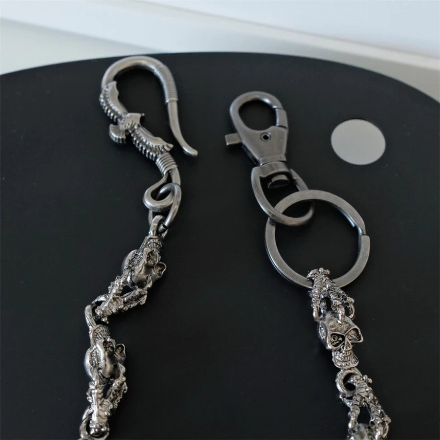 ALG 骷髏鷹爪小眾設計 褲鏈