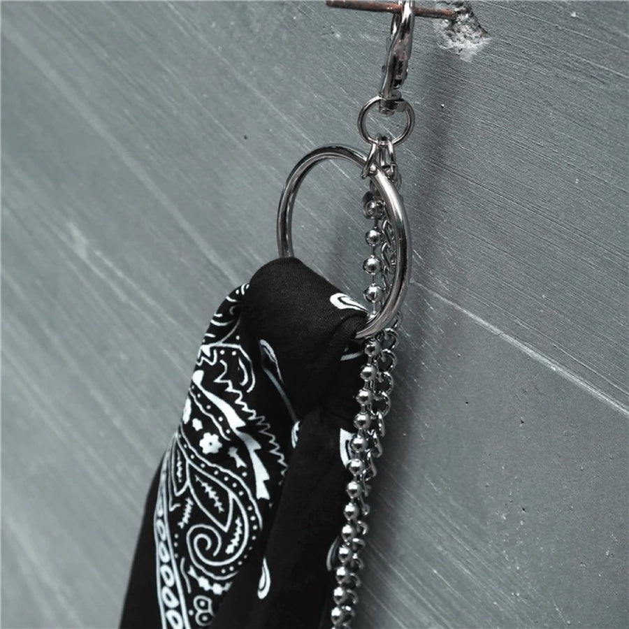 變形蟲方巾 X 美式褲鏈